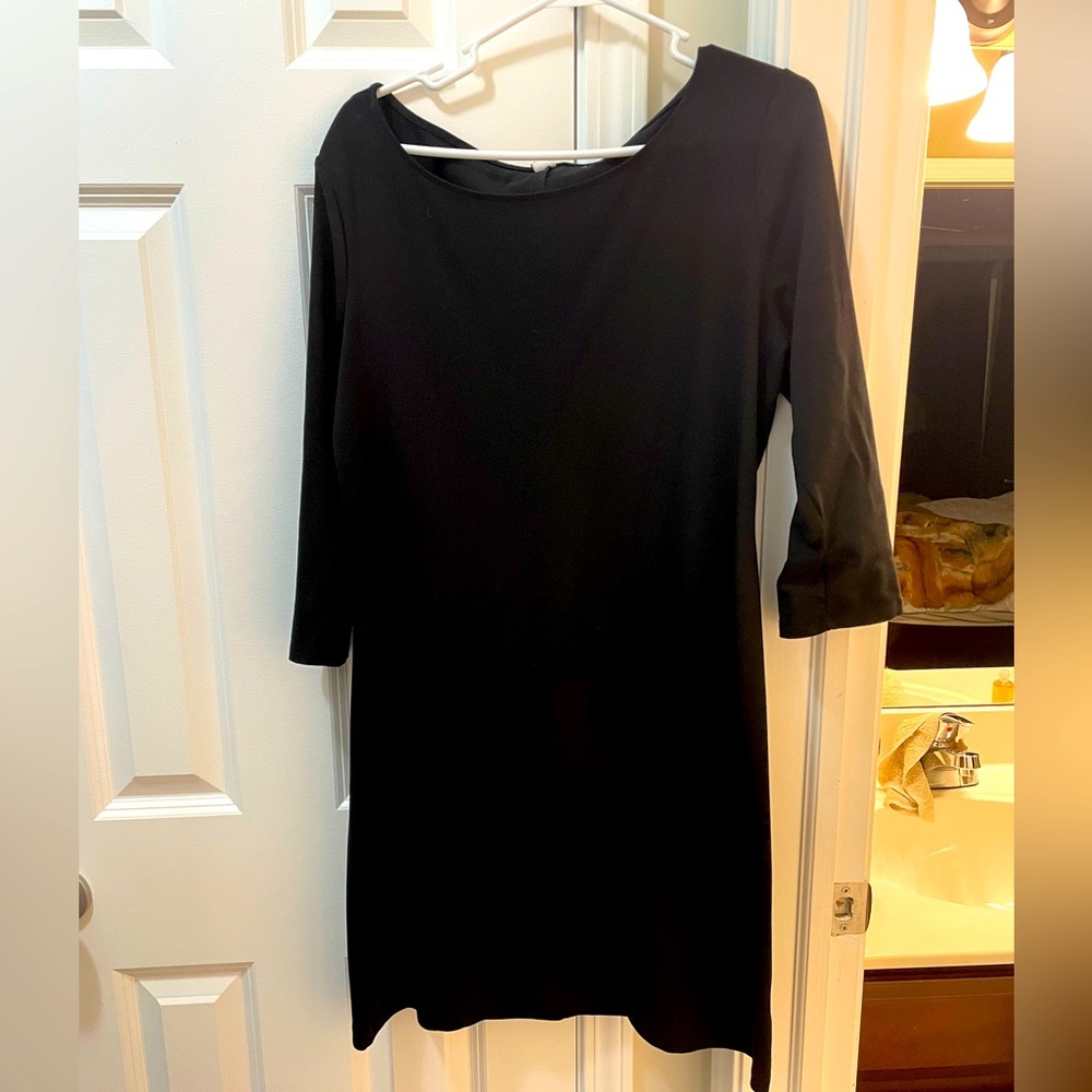 Old Navy black 3/4 sleeve dress